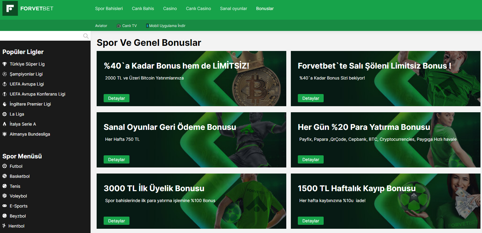 Forvetbet Bonus